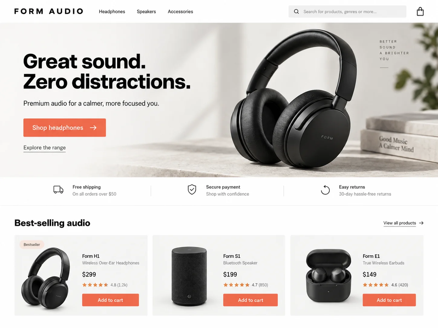 E-Commerce Development — Conversion path