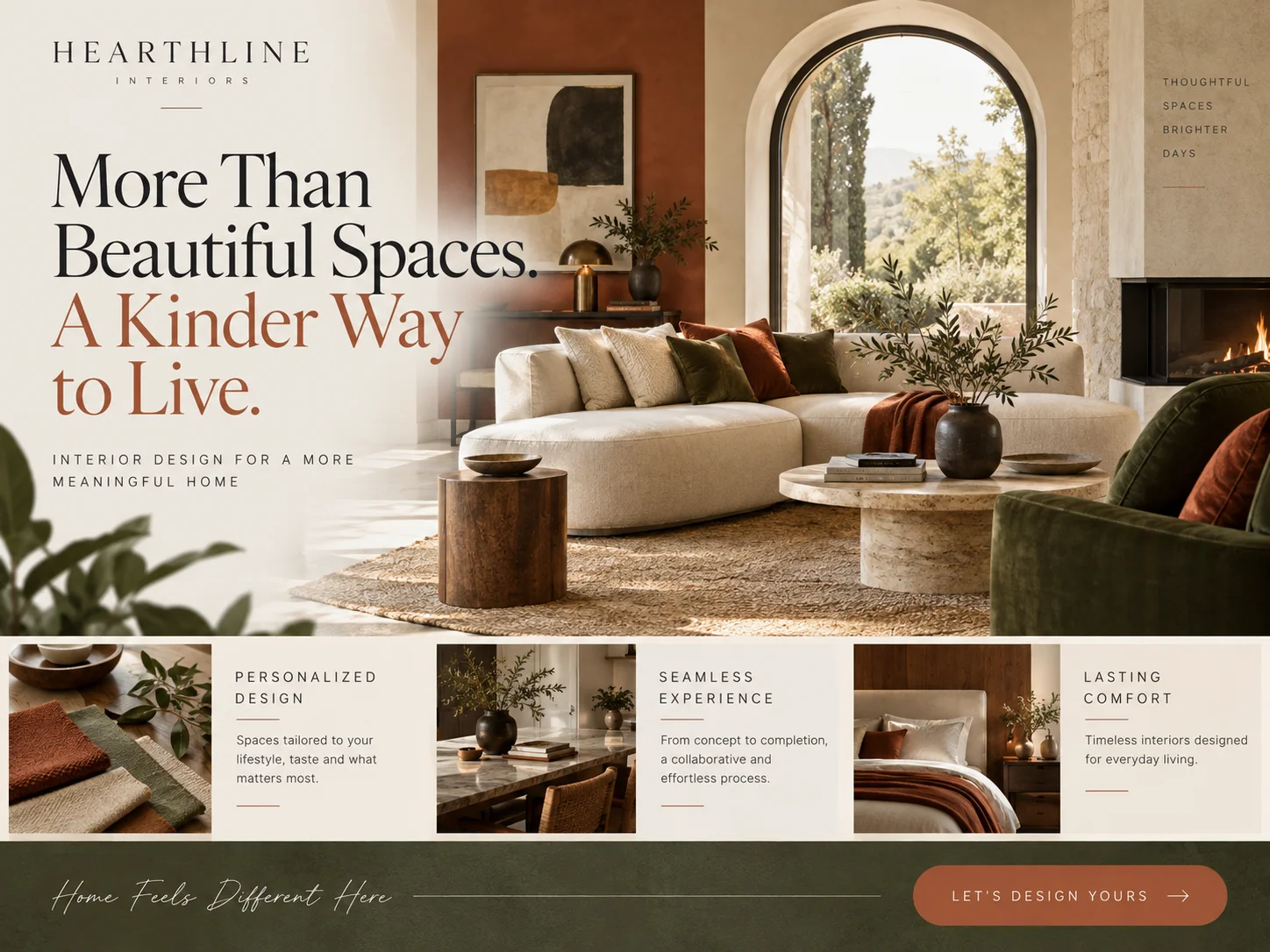 Brochure Design — Message hierarchy