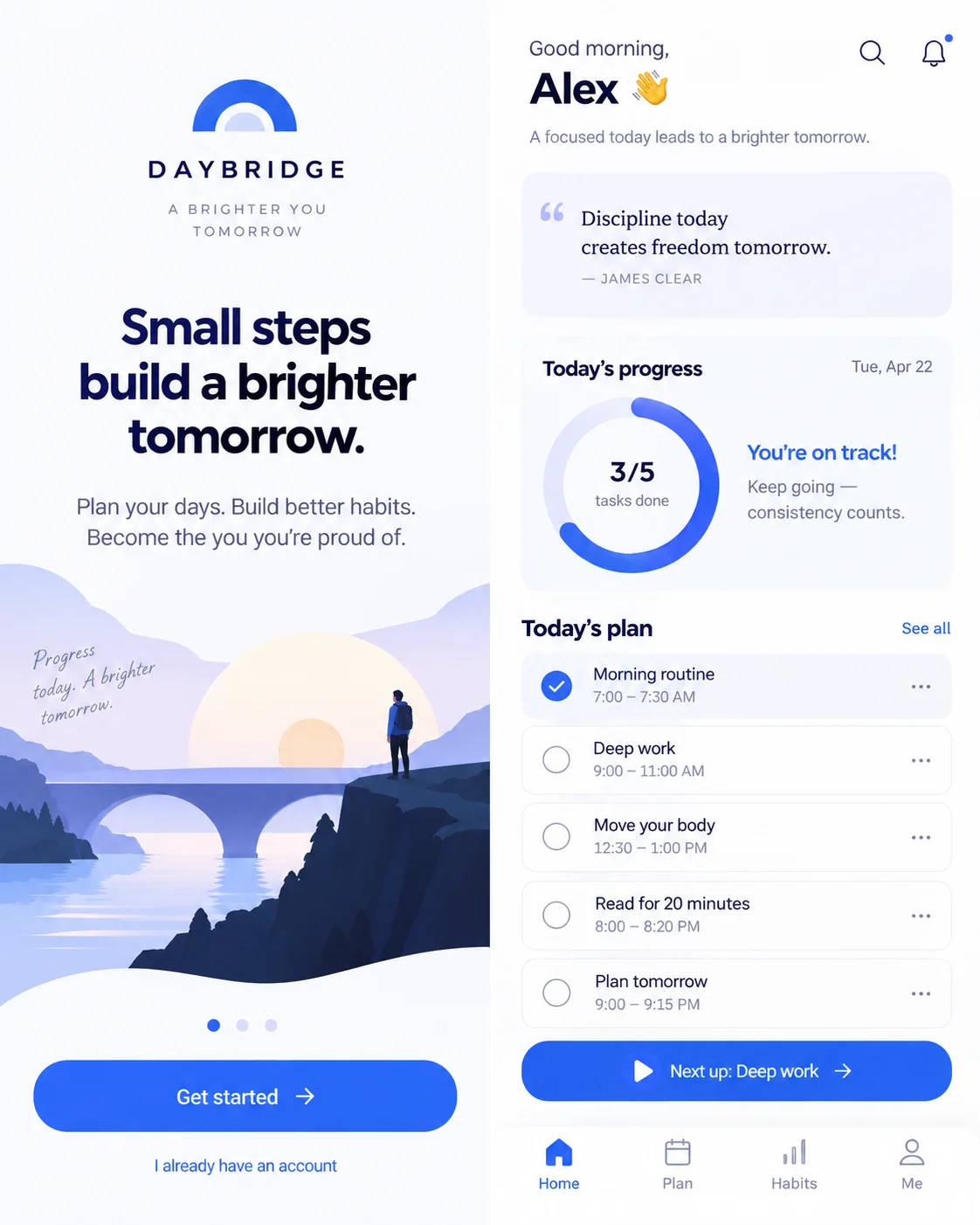 Mobile App UI Design — User flow