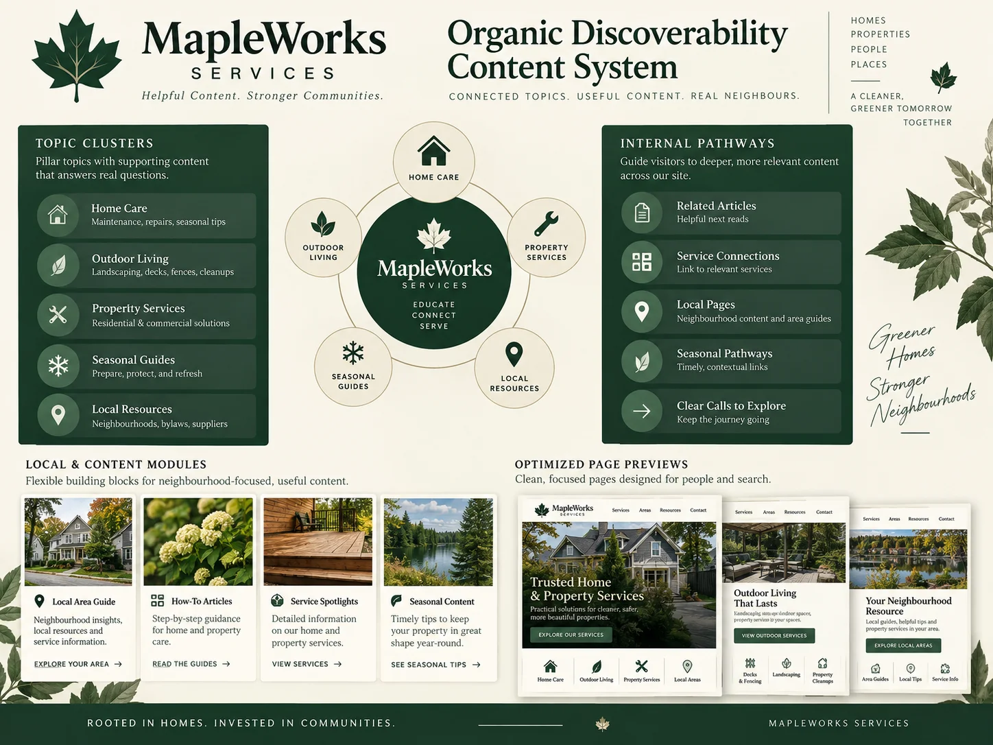 On-Page SEO — Organic discoverability